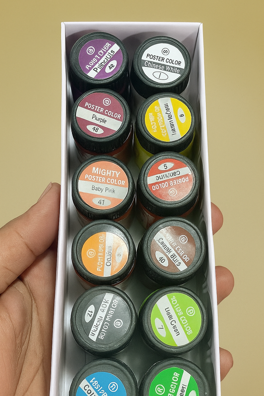 Pack of 12 Poster Color