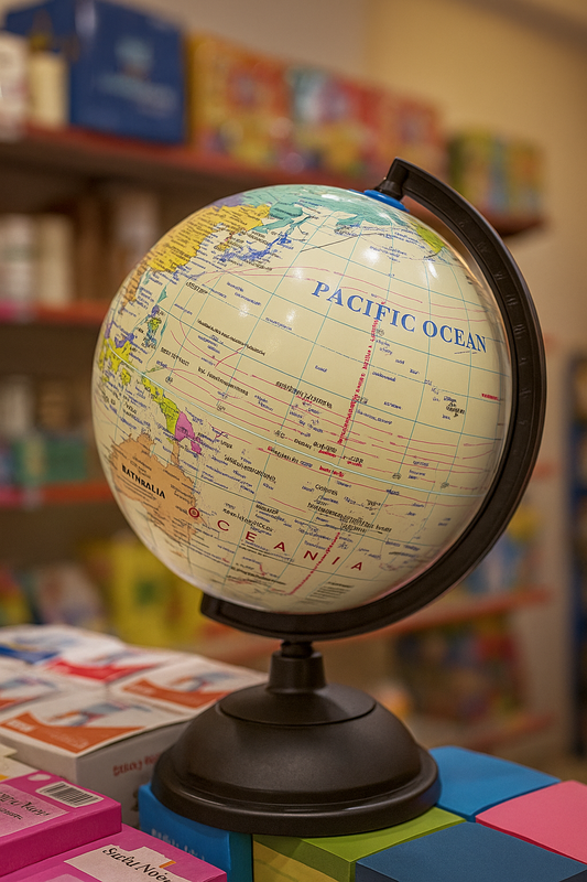 globe map