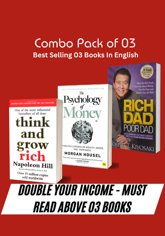 Combo Deal -Rich Dad , Psychology of Money & Think & Grow Rich