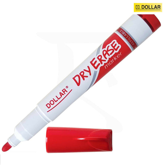 Dollar Dry Erase Whiteboard Marker 1pc Red