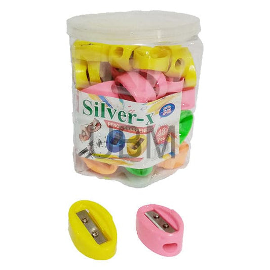 Silver-x Egg Shape Sharpener Pack of 48