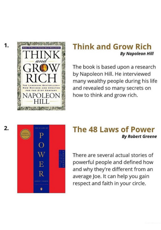 48 Laws of Power & Think & Grow Rich Deal