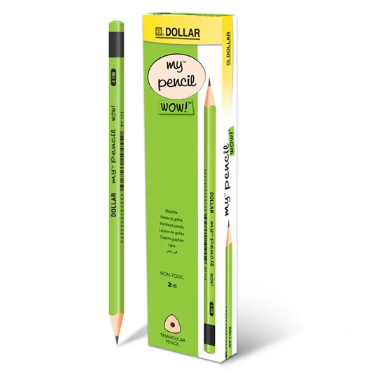 Dollar My Pencil Pack Of 12 (Green)