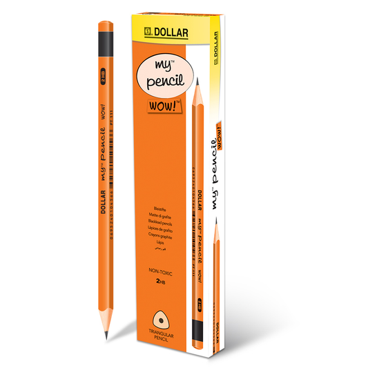 Dollar My Pencil Pack Of 12 (Orange)