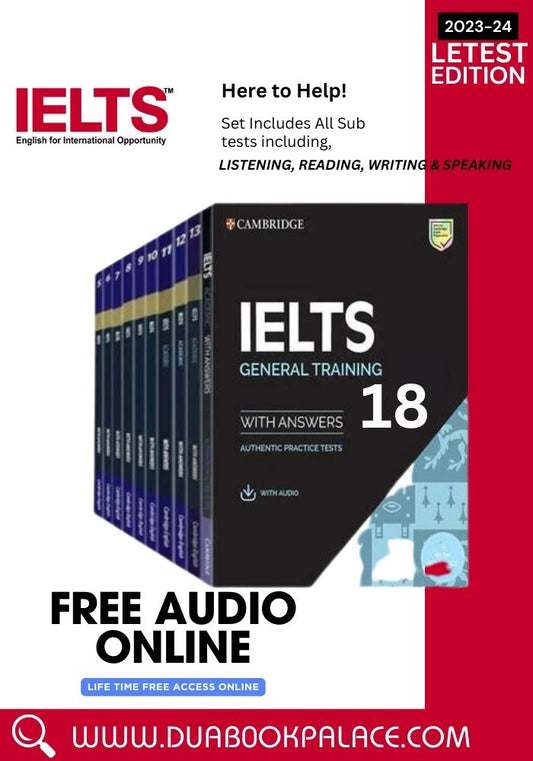 Cambridge English IELTS general training Set (1-18 Books)