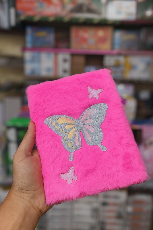 Imported Quality Fluffy diary for girls