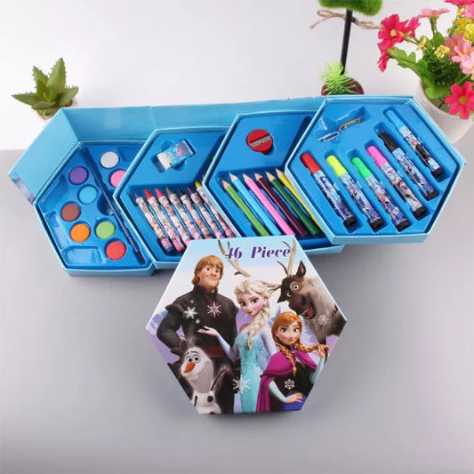 46 Pieces Coloring Set Frozen