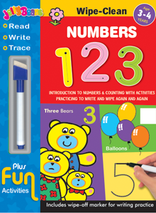 Jelly Beans Wipe Clean  1,2,3